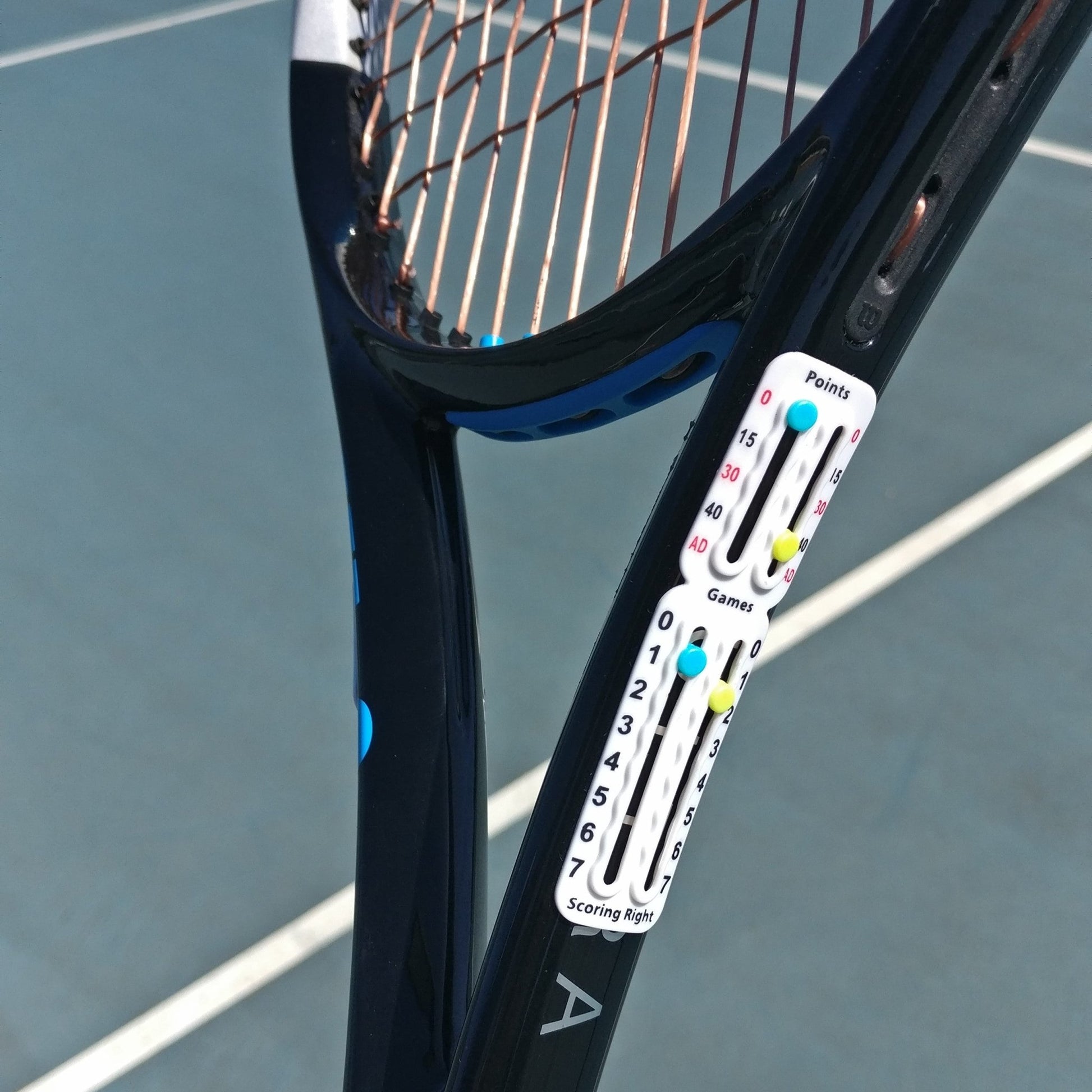 Set Scorer™ | Marcador De Puntos Adhesivo - raqueta de tenis