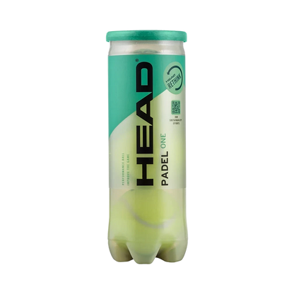 HEAD PADEL ONE | Bote De 3 Pelotas