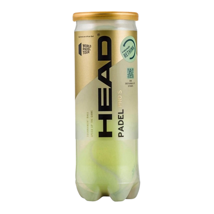 HEAD PADEL PRO S™ or BULLPADEL PREMIUM™| 3 Ball Can