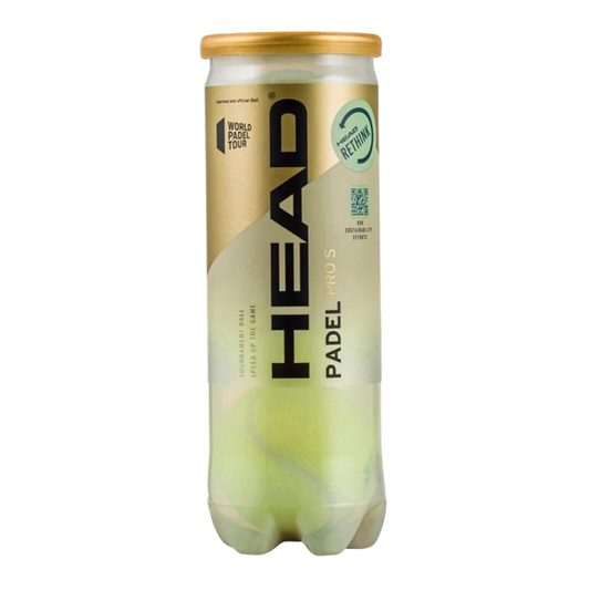 HEAD PADEL PRO S | Bote De 3 Pelotas