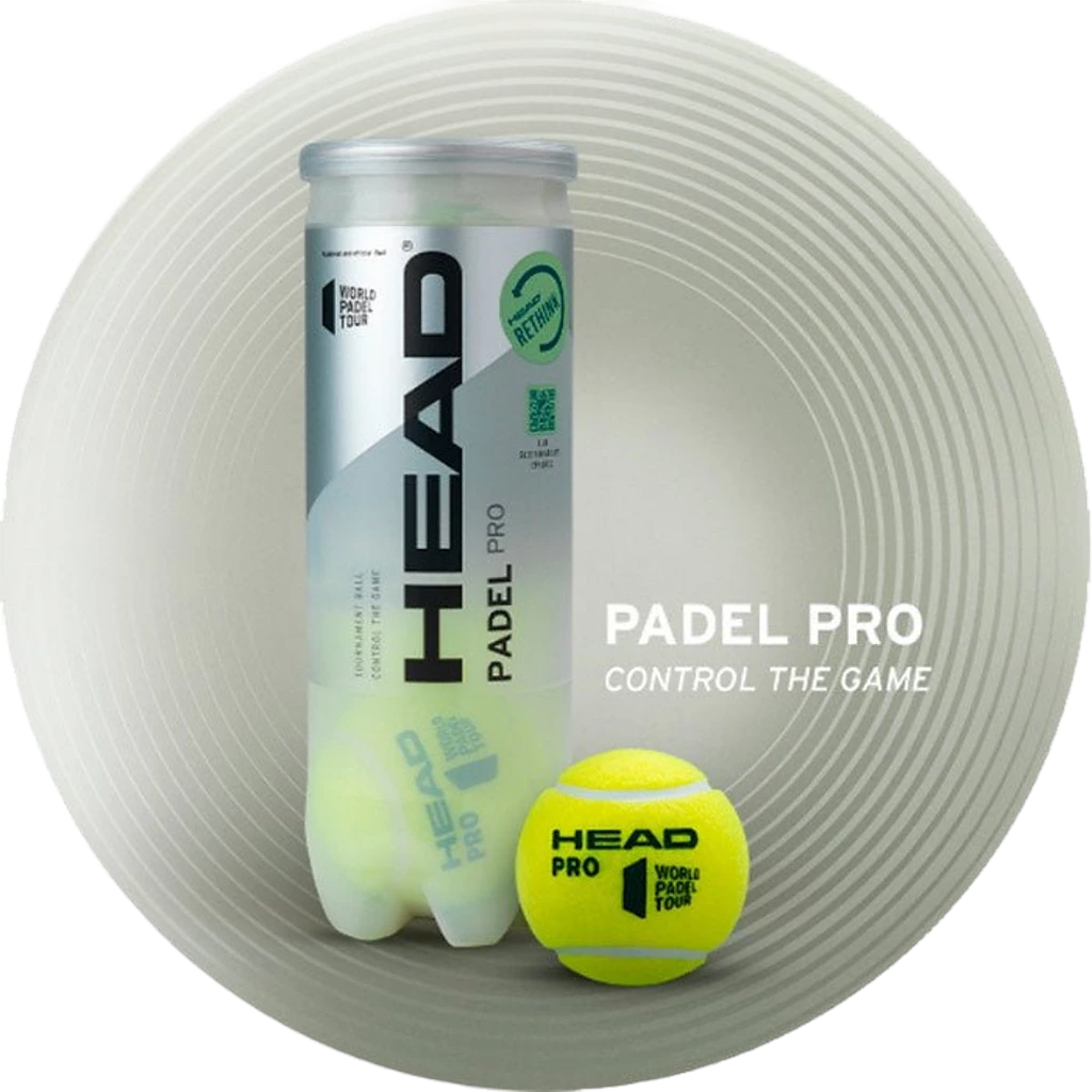 HEAD PADEL PRO S™ or BULLPADEL PREMIUM™| 3 Ball Can