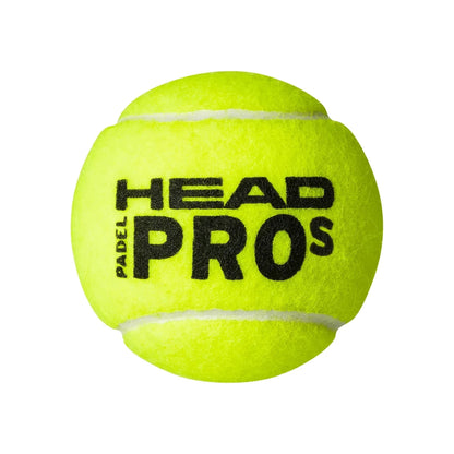 HEAD PADEL PRO S | Bote De 3 Pelotas - Set Solution