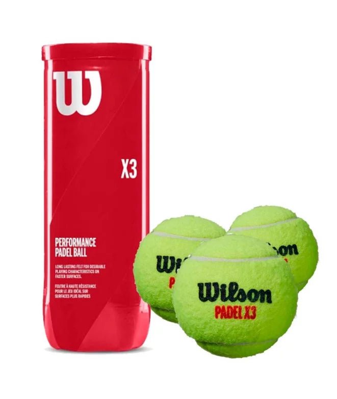 WILSON X3 | Bote De 3 Bolas - Set Solution